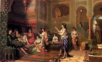  Arab or Arabic people and life. Orientalism oil paintings 151